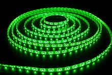 Зеленая SMD 3528  300LED 12В/24Вт 525 nm Arlight RT2 Green, 8мм*5м светодиодная лента LUX