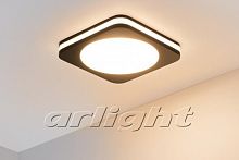 Встраиваемый LED светильник ARLIGHT LTD-80x80SOL-BK-5W Warm 220V 80*80*40мм 325lm черный